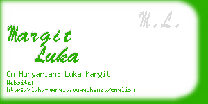 margit luka business card